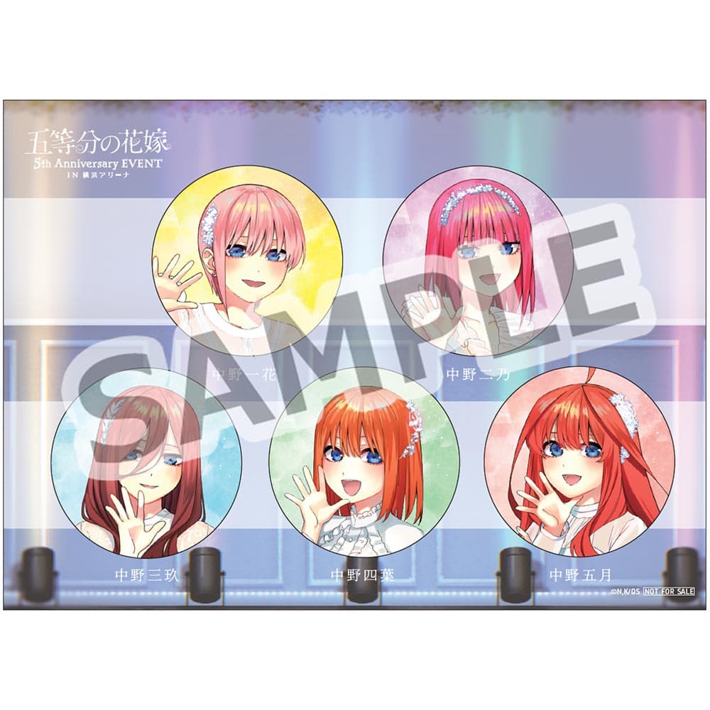 きゃにめ：缶バッジ5個セット