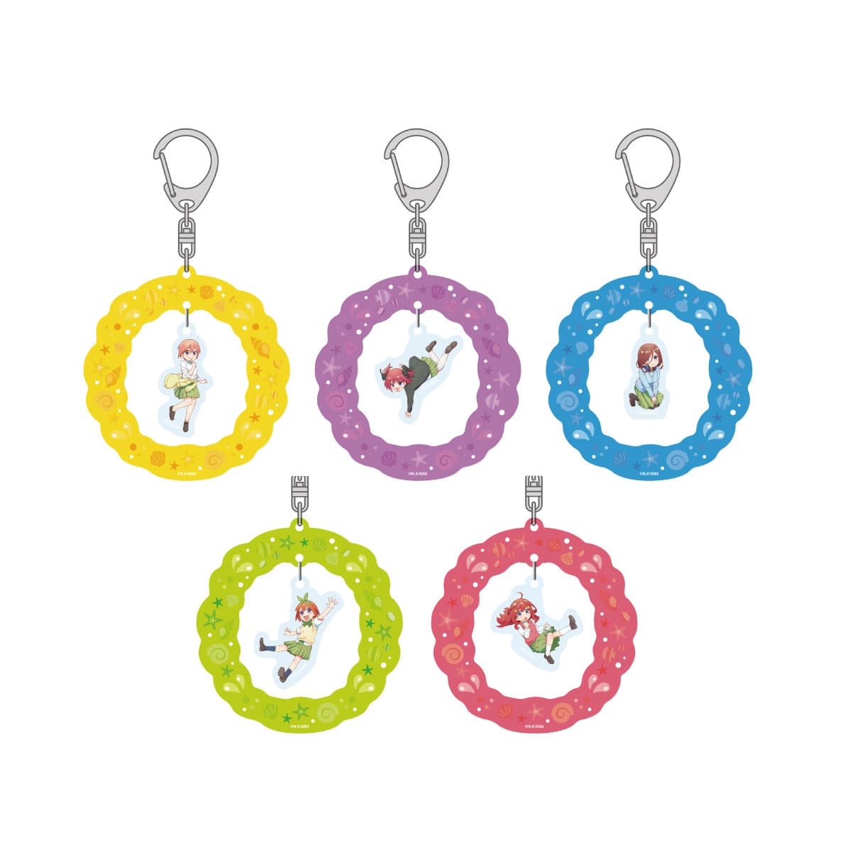 ゆらゆらアクリルキーホルダー(全5種)