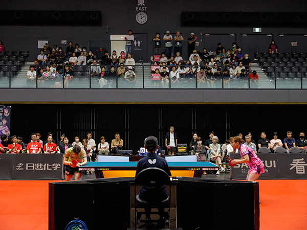 試合模様、横から