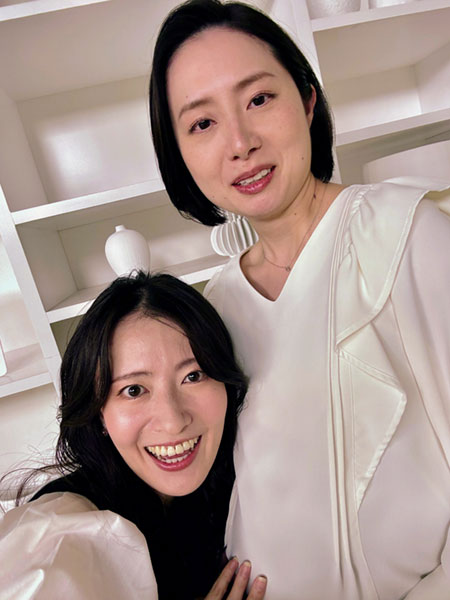 近藤さんのお腹あたりに具嶋