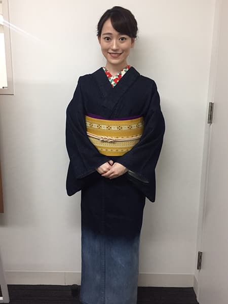 デニム着物