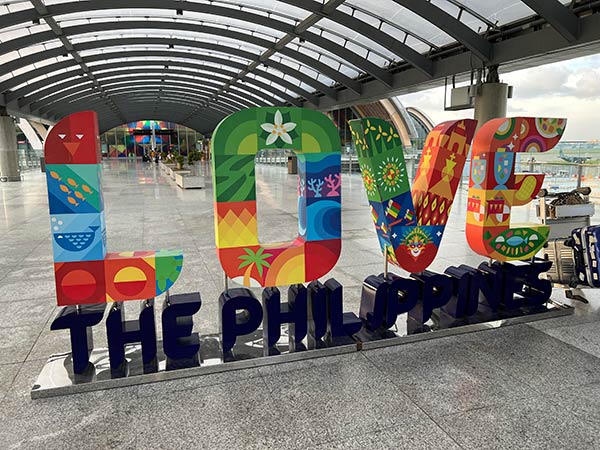 文字のモニュメント