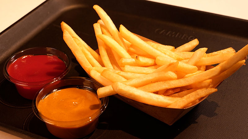 海外バーガー店