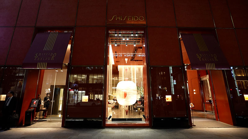 ご紹介したショーウインドウ<br> ■資生堂パーラー 銀座本店