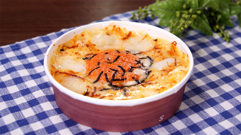 冷凍、コンビニグラタン<br><br> ◾ローソン「博多明太子使用 明太もちチーズグラタン」497円