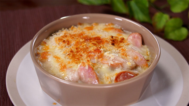 残り物おかずを使った2日目グラタン<br><br> ◾きんぴら×鶏ガラだし