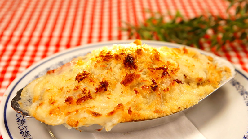 ホワイトソースにこだわったグラタン<br><br> 【銀座】煉瓦亭「マカロニグラタン（ハム）」2,500円