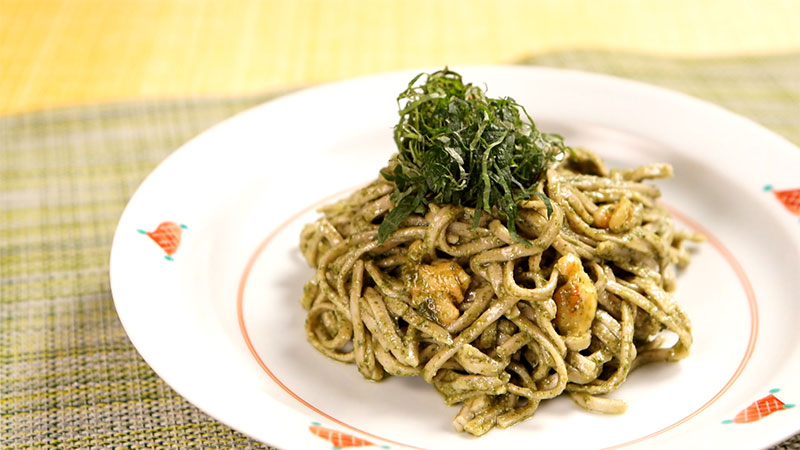 ⑤シソベーゼそば