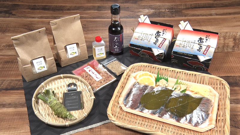 ◾舞寿し「武士のあじ寿司-基本セット（2人前）」