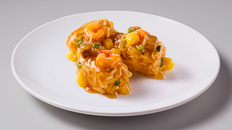 「世界初の宇宙食ラーメン」