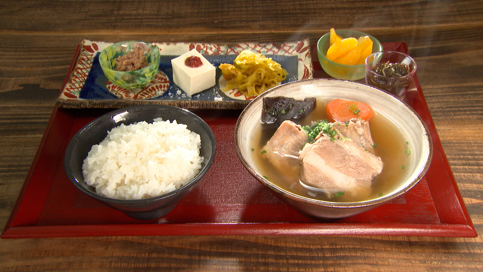 【1日30食限定！こだわりが詰まったソーキ汁定食】