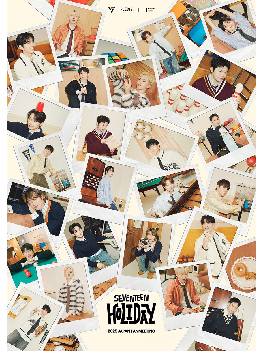 7月27日(日)CS放送「TBSチャンネル1 最新ドラマ・音楽・映画」にて、『SEVENTEEN 2025 JAPAN FANMEETING 'HOLIDAY'』テレビ初独占放送決定！