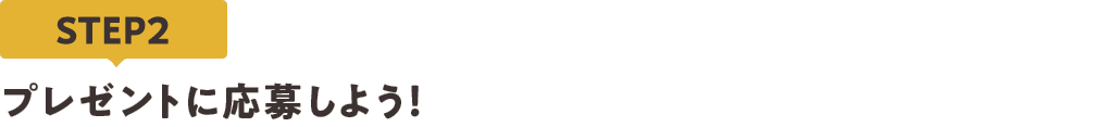[STEP2]プレゼントに応募しよう