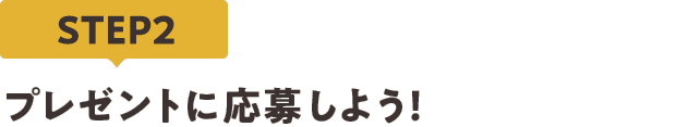 [STEP2]プレゼントに応募しよう