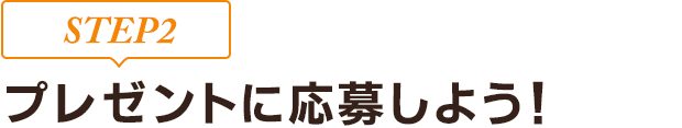 [STEP2]プレゼントに応募しよう