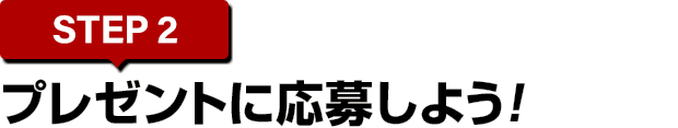 [STEP2]プレゼントに応募しよう