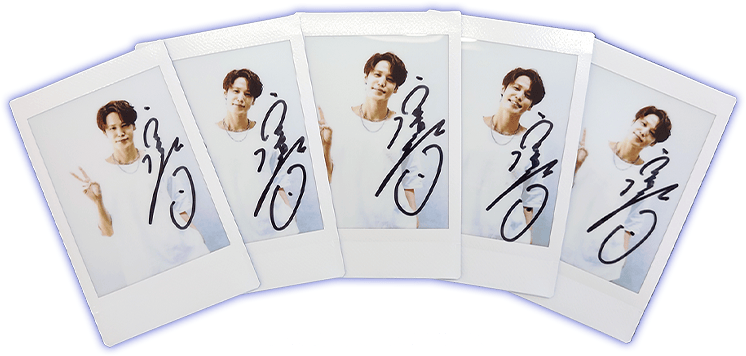 宮野真守 直筆サイン入りチェキ 画像