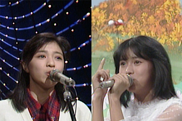 菊池桃子さん(左)と西村知美さん(右)、2曲間のセットチェンジにも注目！ 写真